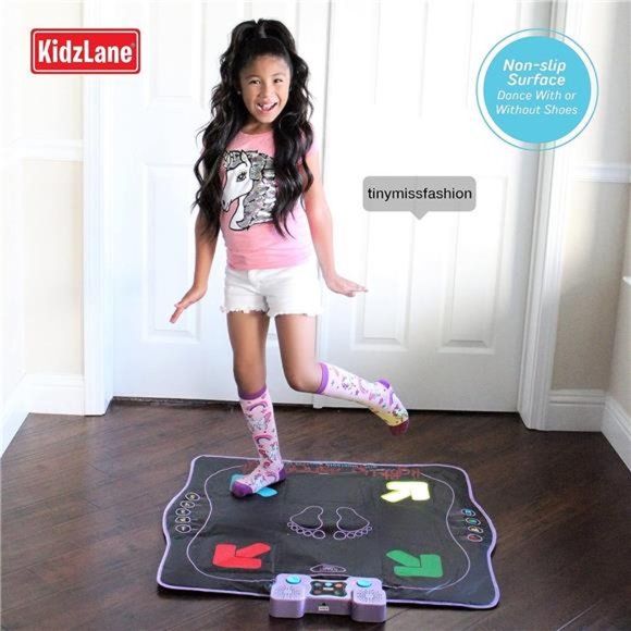 Dance Mat | Light Up Dance Pad with Wireless Bluetooth/AUX or Built in Music - Picture 3 of 6